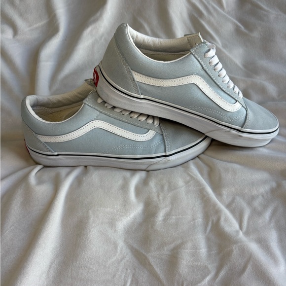 Vans Old Skool Baby Blue / True White - Woman’s Size 9 / Men’s Size 7.5 - Picture 3 of 6